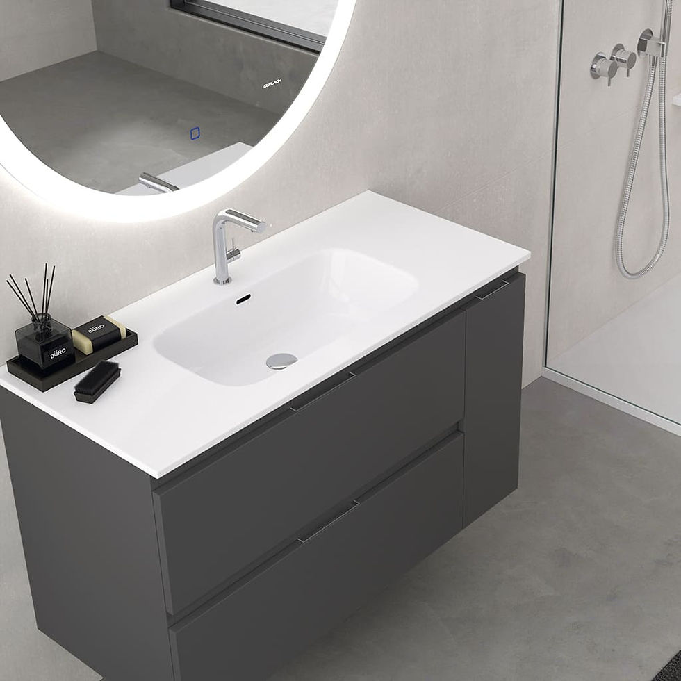 Vasque en ceramique Design blanche de 60 à 120 cm