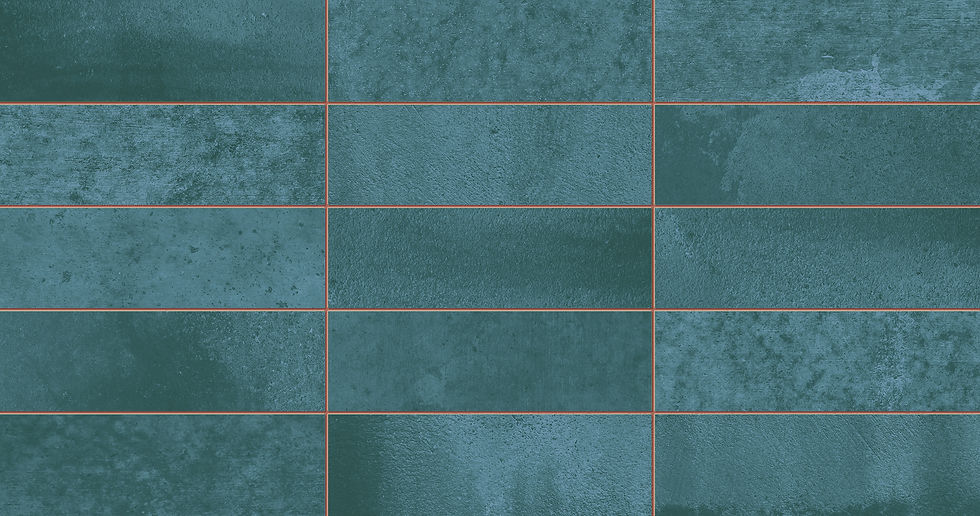 Carrelage effet Zellige Nexti Turquoise brillant de Ecoceramic