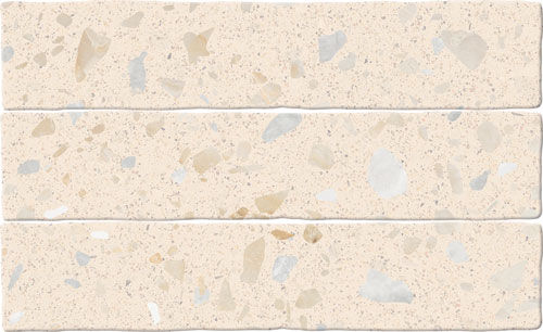 Carrelage effet Terrazzo Colour Ducal Hueso 5x25 cm