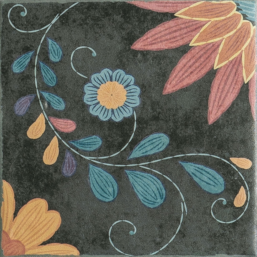 Carrelage effet carreaux de ciment Marlow Adelina 11,5x11,5 cm de Nanda Tiles