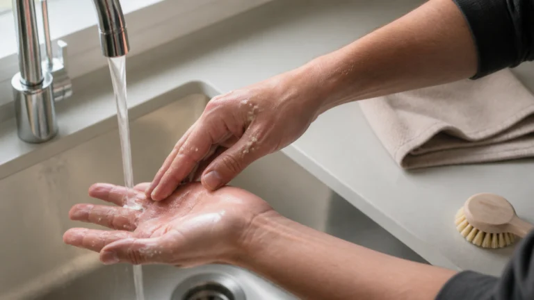 Illustration éditoriale pour l’article « Comment enlever de la mousse expansive de vos mains »